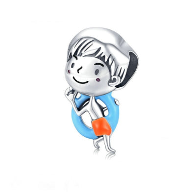 Charm Bamoer Niño con flotador