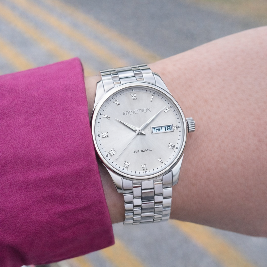 Silver Addiction Watch