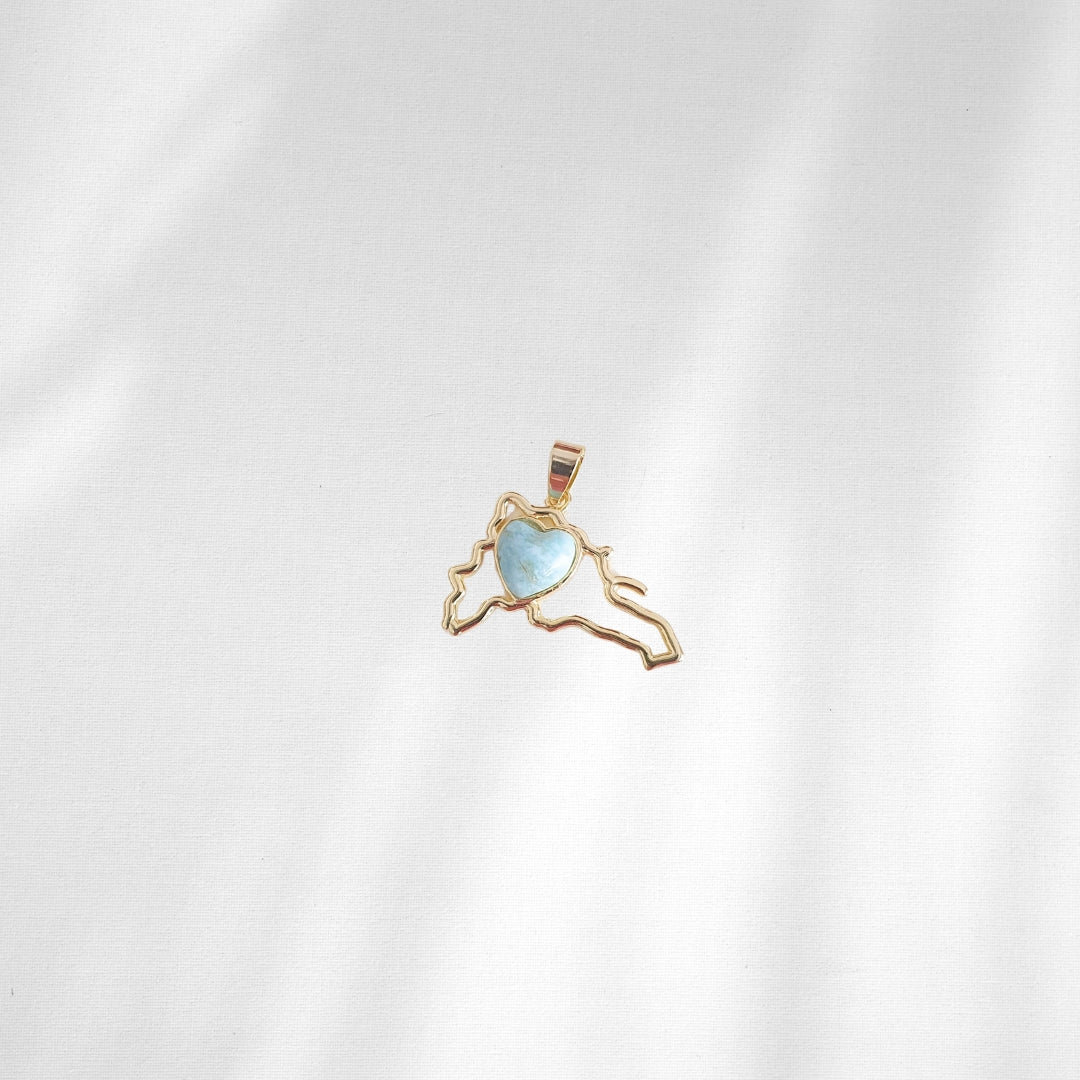 Dije RD Love Larimar