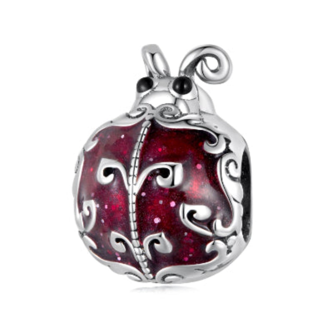 bamoer red ladybug charm