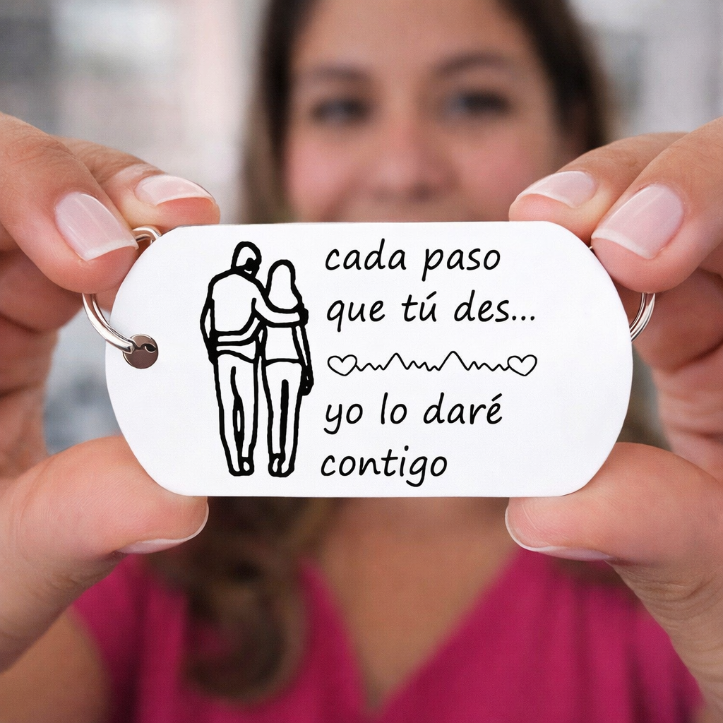 Llavero cada paso que tú des… yo lo daré contigo