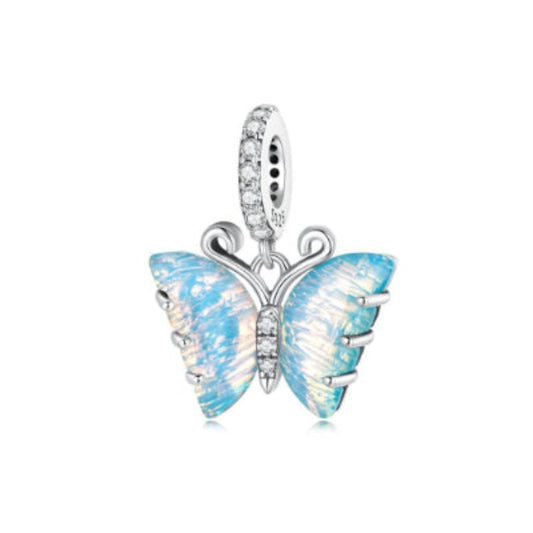Charm bamoer mariposa azul