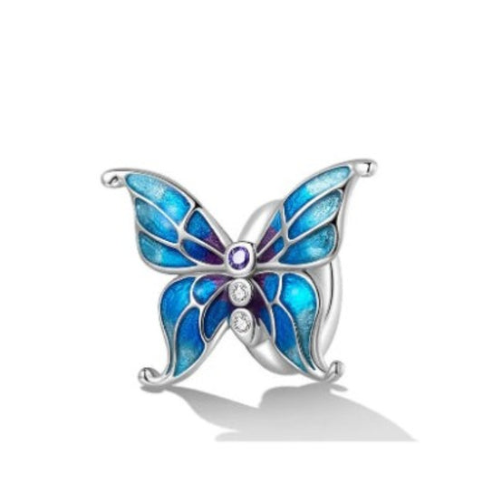 Charm bamoer mariposa azul