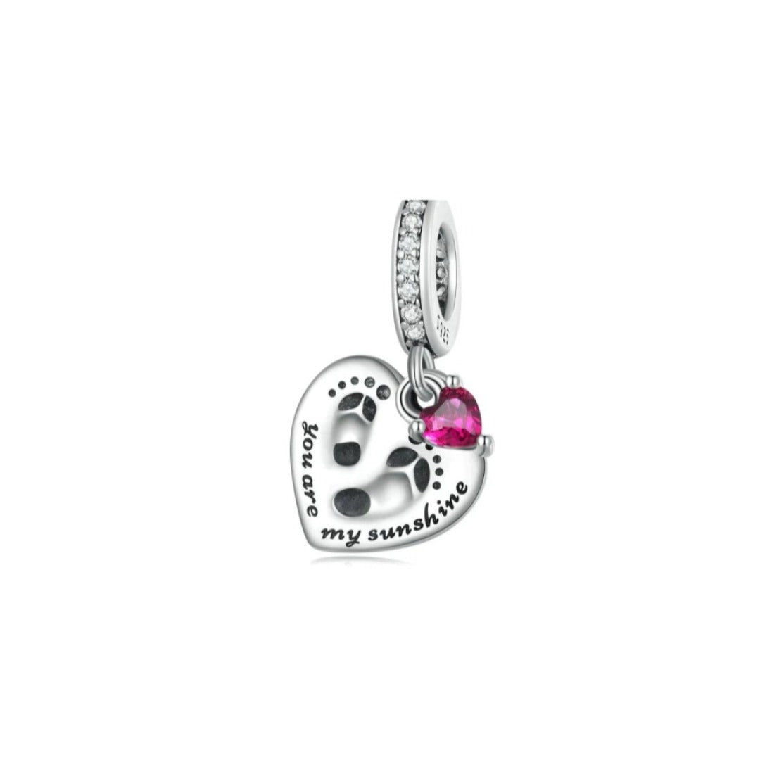 Bamoer Charm de Corazón Pequeño, Charm, Charm de plata, Charm Bamoer, Bamoer, Charm Corazón, Charm Corazón Colgante